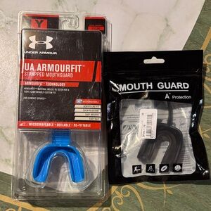 Under Armour ArmourFit Blue Mouthguard Bundle